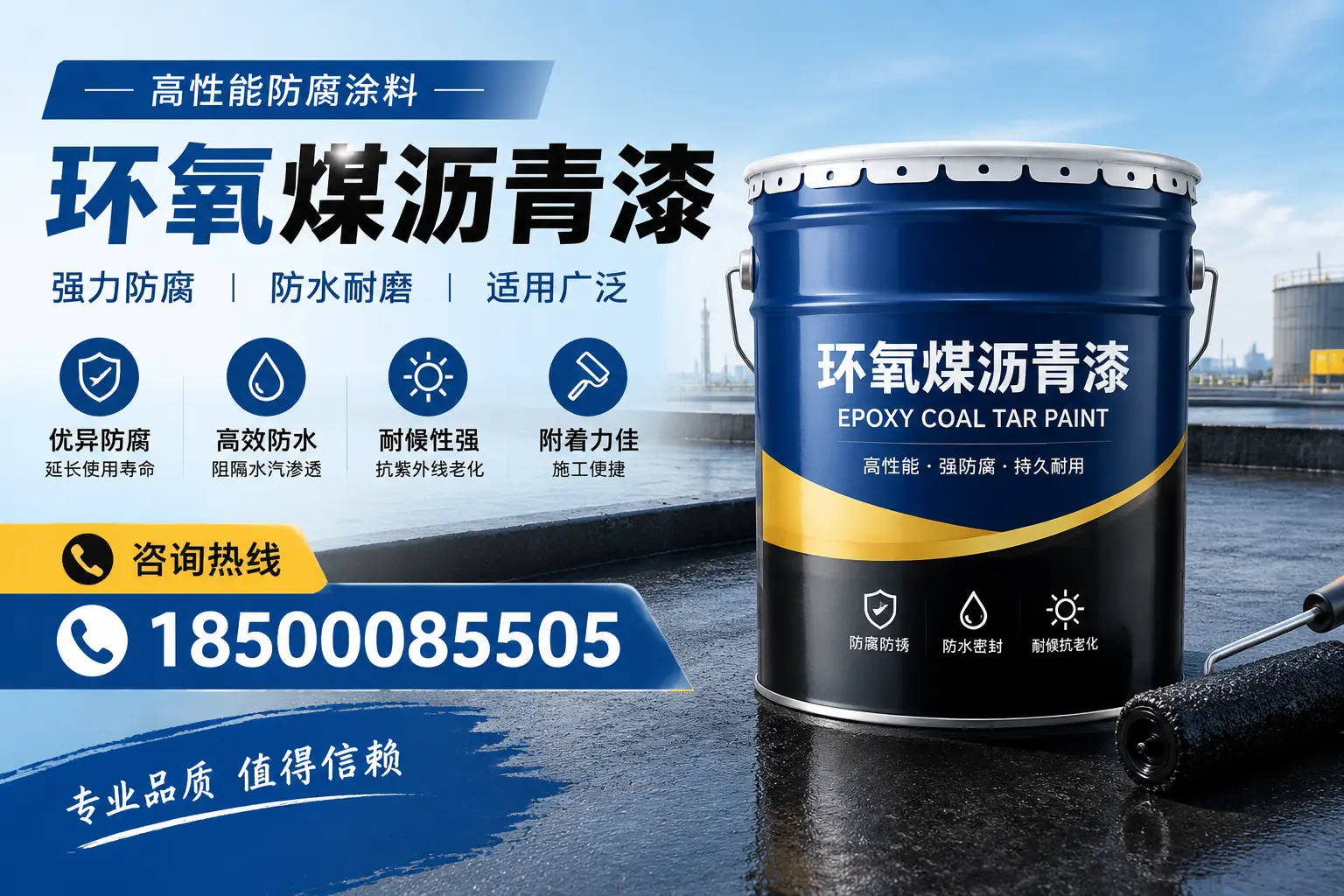 环氧煤沥青漆的主要成分与功能，房山用户深度了解